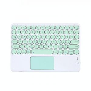 Clavier Pour Tablette Sans Fil Bluetooth Avec Pav&eacute; Tactile Support Ios 13+ Vert Vert 2 Yonis - Neuf