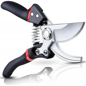 Secateur de Jardin, S&eacute;cateur Professionnel Branches, Jardinage Cisaille Sequateur, Ciseaux Branche Secateurs Coupe Tronc Tranchant Ciseau Plante Spring S&eacute;cateurs - Neuf