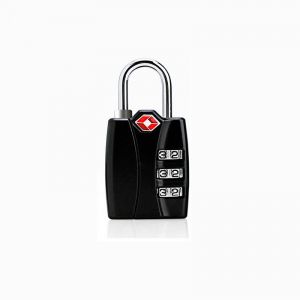 Cadenas À Bagages Acceptés (Lot De 4) Avec Indicateur D'ouverture, Combinaison À 3 Chiffres Et Corps En Alliage Pour Sac De Voyage, Valise, Casier, Salle De Sport, Vélo - Noir, Bleu, Rose Et Argent - Neuf