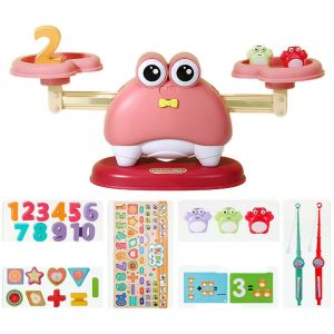 Jeu De Pêche, Crabe D'équilibre, Jeu De Société Éducatif Avec Balance, Fiches Pour Centres D'activités Et Apprentissage Pour Enfants-Mise À Niveau Du Crabe En Poudre - Neuf