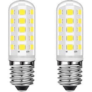 YEMAESRE-Ampoules Led E14 Hotte 3W Équivalent À 28W Ampoules Halogènes, Petite Vis Blanc Froid 6000K Pour Réfrigérateur, Hotte, Éclairage Domestique, Sans Scintillement, Non Variable, Lot De 2 - Neuf