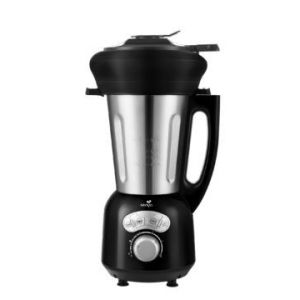 Senya Blender Chauffant Cook&ice Noir Et Son Panier Vapeur En Silicone Piable De 2l Sycp-Hb008na - Neuf