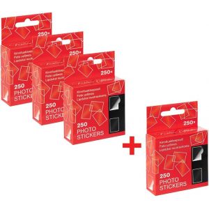 Stickers Photo Double Face Sans Acide Pour Scrapbooking Et Albums Créatifs - Onglets Photo Avec Distributeur Facile À Utiliser, 4x250 - Neuf