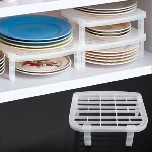 Chenquansarl-Tagère De Support Pour Organisateur De Vaisselle, Gain De Place, Robuste Et Durable, De 30 Kg, Adaptée À La Plupart Des Assiettes, Peut Être Démontée Et Assemblée - Neuf