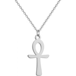 Kal-Collier Croix Ankh Pour Femme Pendentif Croix Clé De Vie Tour De Cou Classique Amulette Copte Egyptienne Bijoux Cadeaux Pour Fille Hommes - Neuf
