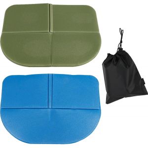 Lot De 2 Coussins De Siège Pliables Pour L'extérieur,Le Stade-Pour L'extérieur,Les Voyages,La Randonnée,La Chasse-Étanche-Avec Sac De Rangement - Neuf