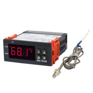 Zfx-7016k 30a Contrôleur De Température Numérique Thermostat Intelligent De Haute Précision Pour F - Neuf