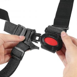 Harnais De Sécurité Universel Réglable Pour Bébés Enfants,Ceinture De Harnais À 5 Points Pour Poussette Chaise Haute,Noir Gta - Neuf