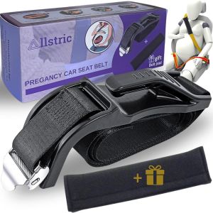 Kalanka-® Ceinture Voiture Femme Enceinte Homologuée + Coussin. Ceinture De Sécurité Confortable Et Réglable Pour Grossesse. Adaptée À Tous Les Véhicules. Protection Optimale Pour Maman Et Bébé - Neuf