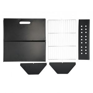 HJLIAN Barbecue portable simple pour balcon, barbecue d'exterieur en forme de X, barbecue simple pliable, four a charbon multifonctionnel - Neuf