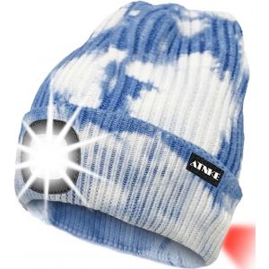 8led Bonnet Lumineux En Tricot, Capuchon De Lampe-Phare Rechargeable Usb Et Lampe De Signalisation Étanche Ultra-Brillante Et Feu Clignotant Rouge - Neuf
