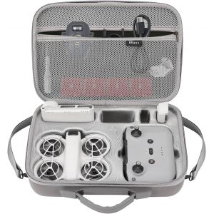 Chenquansarl-Étui Pour Dji Neo | Mallette Étanche Pour Dji Neo Fly More Combo Avec Bandoulière, Étui En Cuir Synthétique Robuste Compatible Avec Contrôleur Dji Rc-N3 Et Accessoires De Drone, Résistan-Unoseks - Neuf