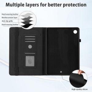 Coque Pour Huawei Mediapad M5 /M5 Pro 10.8 2018 - Étui Housse De Protection Cuir Pu Avec Fonction Support/Portefeuille Coque Tablette Huawei Mediapad M5 (Noir) - Neuf