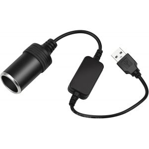 JGD-5V USB vers 12V Allume Cigare, Convertisseur de Prise Allume-Cigare pour Voiture Allume-Cigares Conduite Enregistreur DVR Dash Cam&eacute;ra GPS Et - Neuf