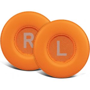 LORANKA-70mm Mousse Coussin Coussinets pour Jabra Move/Elite 25h sans Fil Supra-auriculaire Casque, Coussinets en Cuir Prot&eacute;ique Plus Doux, Mousse Isolante Haute Densit&eacute; Contre Le Bruit - Neuf