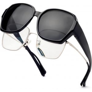 Kalanka-Surlunettes De Soleil Polarisées Sur-Lunettes De Soleil Femme Pour Conduite, Cyclisme, Sport Et Loisirs Protection Uv400 - Neuf