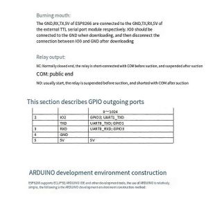 Module de relais ESP-07 Carte de développement d'alimentation 8 voies 5V/7-28V - Neuf