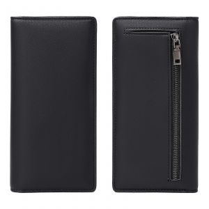 Femmes Slim en Cuir Souple RFID Blocage Bifold Long Portefeuille de Cr&eacute;dit Titulaire de la Carte d'Embrayage de Cuir de Portefeuille de l'Organisateur - Neuf