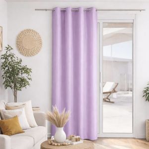 Rideau Voilage Microfibre Uni - Neuf
