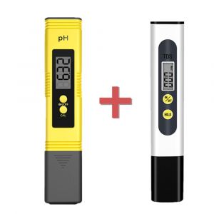 TDS mètre 0-9990ppm numérique PH mètre 0.01 PH haute précision stylo testeur d'eau TDS & PH mètre 0-14 PH LCD PPM testeur filtre d'aquarium - Type PH-TDS #B - Neuf