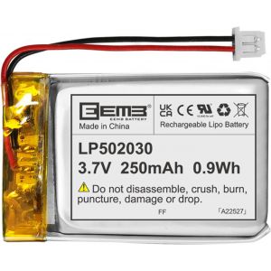 Batterie Au Lithium Polym&egrave;re 3,7 V 250 Mah 502030 Lipo Avec Fil Connecteur Molex Pour Vxi Blue Perrott-Confirmez L'Appareil Et La Polarit&eacute; Du Connecteur Avant L'Achat[Z1009] - Neuf