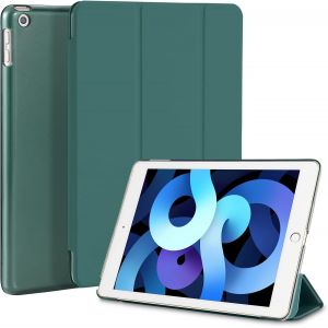 Coque pour iPad 6&iquest;&iquest;me/5&iquest;&iquest;me g&iquest;&iquest;n&iquest;&iquest;ration 9,7 Pouces 2017/2018, ?tui de Protection L&iquest;&iquest;ger Coque Arri&iquest;&iquest;re en PC Rigide Translucide Givr&iquest;&iquest; pour Apple iPad 6/5 Gen, Vert Nuit - Neuf