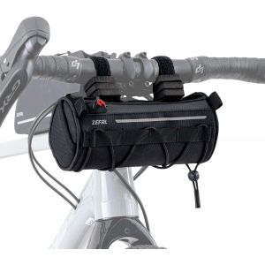 Z Adventure F1-Sacoche Guidon Velo-Sac Velo Compact,Léger Et Etanche-Montage Universel Sur Guidon-Noir,1,2 Litres - Neuf