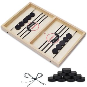 Une Version Grand Format En Boîte Du Jeu De Hockey Sur Glace Quick Slingshot - Neuf