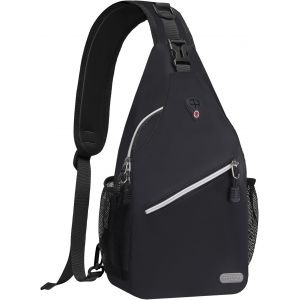 RFCBC-Sacoche Bandouliere Hommes Sacoche Bandoulière Femme Sac Poitrine Sacs à Dos Porté Travers en Polyester Hydrofuge - Neuf