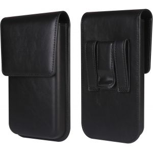 CAUC-&Eacute;tui de Ceinture en Cuir pour T&eacute;l&eacute;phone Portable Homme, Pochette Cuir Smartphone Ceinture, Sacoche Telephone Cuir Sac de Taille Vertical Sac Banane Housse de Transport Holster avec Boucle de Cei - Neuf
