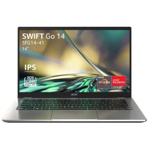 Acer Swift Go 14 SFG14-41 - 14" Ryzen 5 7530U 16 Go RAM 512 Go SSD Argent AZERTY - Neuf