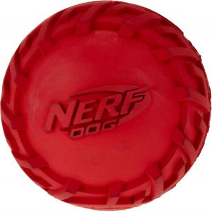 Eryi-Nerf Balle Pneu Avec Sifflet Pour Chien Taille M Coloris Aléatoire - Neuf