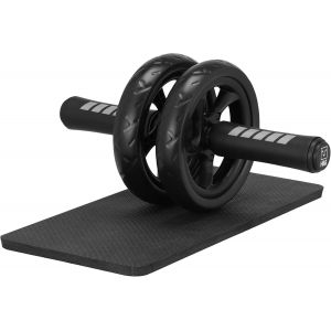 Roue Abdominale Musculation Homme Femme - Kit Appareil Abdos Avec Tapis Épais - Accessoires Pour Fitness Materiel Sport Et Maison - Roulette Abdominaux À Double Glissement[Ela710052] - Neuf