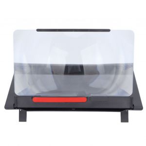 amplificateur d'ecran de telephone 12 pouces 3D HD, loupe d'ecran horizontale et verticale, support pliable pour films, videos et jeux - Neuf