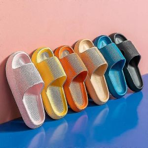 &Eacute;t&eacute; Diapositives Pantoufles Plate-Forme Sandales De Plage Pantoufles Unisexe S&eacute;chage Rapide-34-35-Jaune - Neuf