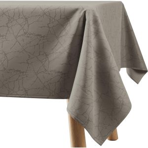 Sjzg-Nappe Carr&eacute; 120x120 Cm Beige Rembourr&eacute;e Ext&eacute;rieur Int&eacute;rieur Motif En Marbre Manil - Neuf