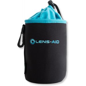 Housse Pour Objectifs D`Appareil Photo En N&eacute;opr&egrave;ne Avec Doublure En Polaire : Etui, Poche Pour Prot&eacute;ger Objectifs Avec Cordon[Z864] - Neuf