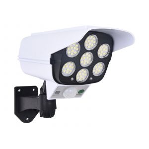 Lampe solaire &agrave; d&eacute;tecteur de mouvement 77 LED pour la s&eacute;curit&eacute; ext&eacute;rieure - Neuf