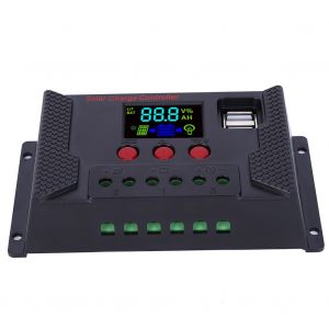 Controleur d'energie solaire, ecran couleur, alimentation electrique pour batterie lithium/fer-lithium/plomb-acide 20 A - Neuf