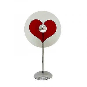 Lampe De Chevet De Chambre Nordique Plug-In Lampe De Table De Mariage Rouge Bricolage En Forme De Coeur Lampe De Sol - Neuf