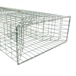 Lots de 5 nasses &agrave; rats musqu&eacute;s 2 entr&eacute;es 100 X16 X 34 cm - Neuf