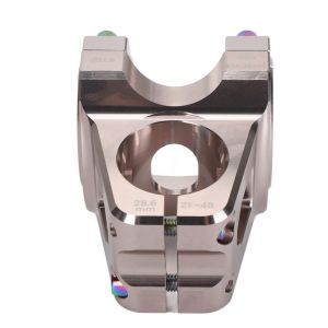 Potence De Vtt En Alliage D'aluminium Léger - Potence De Guidon Courte (28,6 Mm Et 31,8 Mm) - Neuf