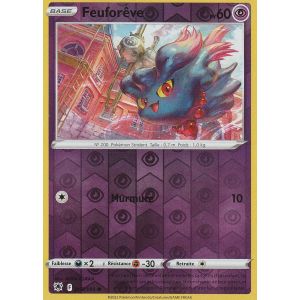 Carte Pokemon - Feufor&ecirc;ve - 058/189 - Reverse - Eb10 - Astres Radieux - - Neuf