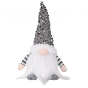 &Eacute;clairage Gnome Poup&eacute;e En Peluche De No&euml;l Paillettes Saisonni&egrave;re - Neuf