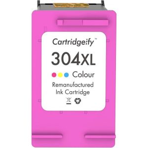 304 XL Cartouche Compatible avec HP 304 304XL Cartouche d'encre (1 x Couleur),pour HP Envy 5010 5020 5030 5032 5050 5070,DeskJet 2630 3720 3730 3733 3735 3750 3760 3762,AMP 130 - Neuf