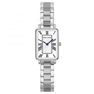 Montre Quartz Femme Ariane Argent&eacute; Cadran Blanc Bracelet Acier Argent&eacute; 12 Mm - Neuf