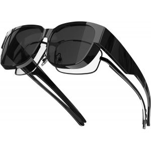 Lunettes De Soleil Polarisées Anti-Reflet Uv400 Pour Homme Et Femme - Lunettes De Soleil Enveloppantes - Convient Pour Conduite/Ordinateur/Pêche/Golf - Neuf