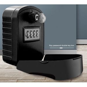 Noir [Nouvelle Génération] D'obtenir De Gros Coffret Avec Le Code D'urgence Et Les Touches, Mural Coffret Avec Housse De Protection Extérieure Pour L'usine, Voiture, Garages - Neuf
