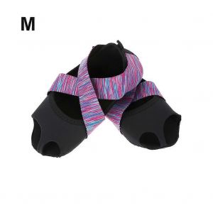 Chaussures De Yoga Antid&eacute;rapantes Pour Femmes, Pilates, Barre, Danse, Enveloppantes, Violettes (M 37-38) - Neuf