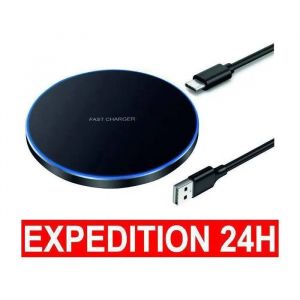 Jooksmart Chargeur Induction Pour Samsung Galaxy S9 / S9 Plus / Note 8 / S8 / S8 Plus / S7 Iphone 8 X Qi Chargeur Portable Sans Fil - Neuf